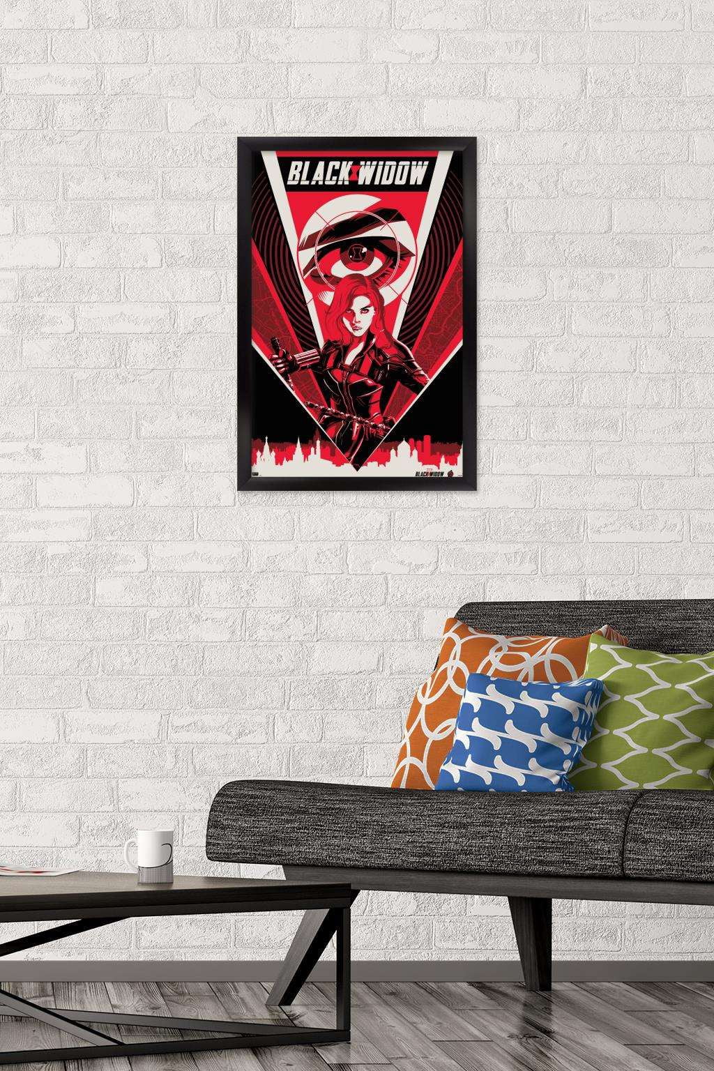 Marvel Cinematic Universe - Black Widow - Eye Wall Poster, 14.725" x 22.375", Framed