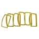 thumbnail image 5 of s en apariencia de D fuertes en D Metal para trabajo Dorado 1 "Ancho interior Paquete de 6 para collares de perro Arneses Tela Correa d, 5 of 9