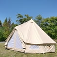 thumbnail image 5 of 4M 300D Oxford Silver-Coated Camping Tent: Spacious, UV-Resistant for Outdoor Camping, Glamping & Backyard Trips, 5 of 7