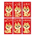 thumbnail image 3 of Lubelski 6Pcs Chinese Dragon Red Envelopes Unique Design Traditional Luck Money Bags for Spring Festival Celebrations, 3 of 8