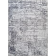 thumbnail image 4 of Bloom Rugs Washable Non-Slip 2' x 3' Rug - Gray / Charcoal / Blue Modern Abstract Area Rug for Living Room, Bedroom, Dining Room, and Kitchen - Exact size: 2' x 3', 4 of 10