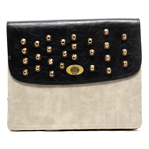 studded clutch bag