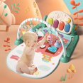 thumbnail image 2 of Sonajeros musicales para bebés con teclado de piano, canción de cuna, actividad de gimnasio para niños, juguetes lea, polímeros para juegos de bebés de 0 a 12 mesescomo imagen5 zhangyuxiang unisex, 2 of 2