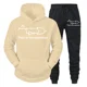 thumbnail image 3 of Conjuntos de otoño para hombre "Ingeniero eléctrico que es una pregunta" Sudadera con capucha divertida + Pantalones Trajes de 2 piezas Ropa deportiva de manga larga Pantalones de jogging, 3 of 5