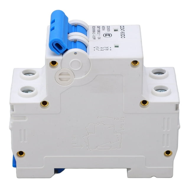 DC Miniature Circuit BreakerDC Circuit Breaker for Solar Panels Upgraded 2P 500V Photovoltaic Circuit Breaker Air Switch for Solar PV System Panels Grid