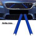 thumbnail image 2 of Trayknick 2Pcs/Set Kidney Grille Strip Wear-resistant Decorative Car Modification Stable Center Grill Insert Trim for 5 series F07/F10/F11/F, 2 of 13