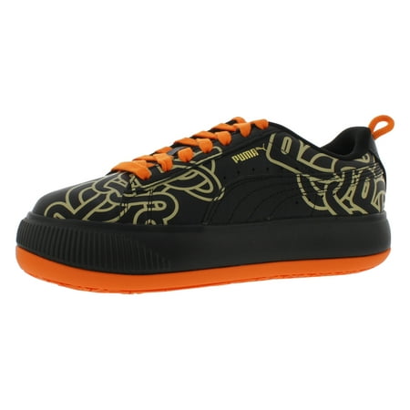 Puma Suede Mayu Pronounce Mens Shoes Size 6.5, Color: Black/Black