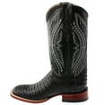 thumbnail image 4 of Ferrini Men's Caiman Belly Cowboy Boot Broad Square Toe Black 9 D(M) US, 4 of 7