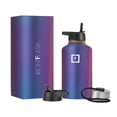 thumbnail image 1 of Botella de hidratación IRON °FLASK para acampar y hacer senderismo, 1,9 L, Aurora, 1 of 8