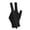 Left Black S, variant on QccHieUs 3 Fingers Billiard Glove Pool Cue Glove Anti Slip Professional Match Comfortable Left Black Gray S
