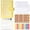 Yellow, variant on Notebook Binder Pink Starry Mesh PU Leather Planner Personal Organizer Loose Leaf Journal for Writing Notes and Daily Planning Aesthetic Stationery Accessory