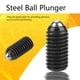 thumbnail image 3 of Juego De émbolos De Resorte De Bola De Acero Al Carbono Con Conector Hexagonal De Rosca De Tornillo M8, Presión Y Posicionamiento Ideal Para Dispositivos Mecánicos, 10 Uds., 3 of 7