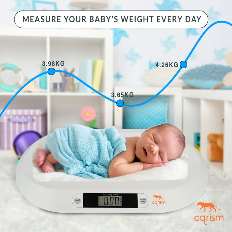 Digital Baby Scale, Infant Scale for Weighing in Pounds, Ounces, or  Kilograms up to 44 lbs, Newborn Baby Scale with Hold Function, Pet Scale  for Cats and Dogs
