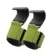 thumbnail image 4 of 2 ganchos para levantamiento de pesas, agarres de mano, correas para muñecas, correas de levantamiento para gimnasio Verde, 4 of 9