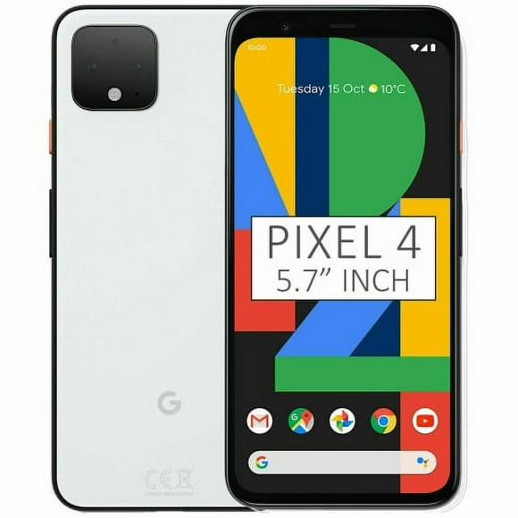 Refurbished (Excellent) - Google Pixel 4 64GB Smartphone - Clearly White - Unlocked - Certified Refurbished