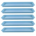 thumbnail image 1 of jinwen 5 Pieces Plant Saucers Rectangular Plant Trays for Courtyard Windowsill Yard blue, 1 of 9