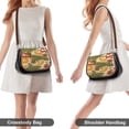 thumbnail image 4 of Orange And Spice Pinecones Christmas Vintage Crossbody Bag for Women Medium Leather Hobo Bags Shoulder Bag Classic City Leather Satchels, 4 of 8