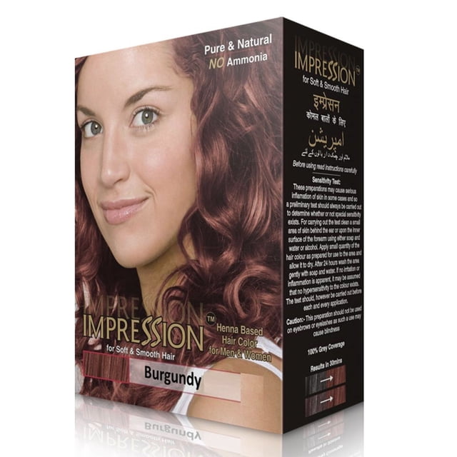 Henna Natural Tinte Cabello 6 Sobres Sin Amoníaco Sin Parabenos Cubre Canas 8 Colores Tonos a Escoger