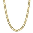thumbnail image 1 of 14K Yellow Gold 8.75mm Concave Open Figaro Link Chain 22 Inch, 1 of 5