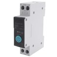 thumbnail image 1 of 40A Tuya MonofáSico Din Riel WIFI Medidor de EnergíA Inteligente Temporizador Monitor de Consumo de EnergíA KWh VatíMetro, Negro con MedicióN, 1 of 5
