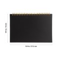 thumbnail image 2 of PENIKOKO 2Pcs Portable Black Spiral Grid Notebook for Financial Tracking and Expense Management, 2 of 6