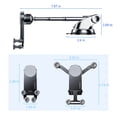 thumbnail image 3 of XWSHYW Productos Electronicos Soporte para Teléfono para Consola Central, Soporte para Teléfono Móvil para Coche, Soporte para Teléfono Móvil para Smartphone, Soporte Universal para Automóvil, 3 of 6