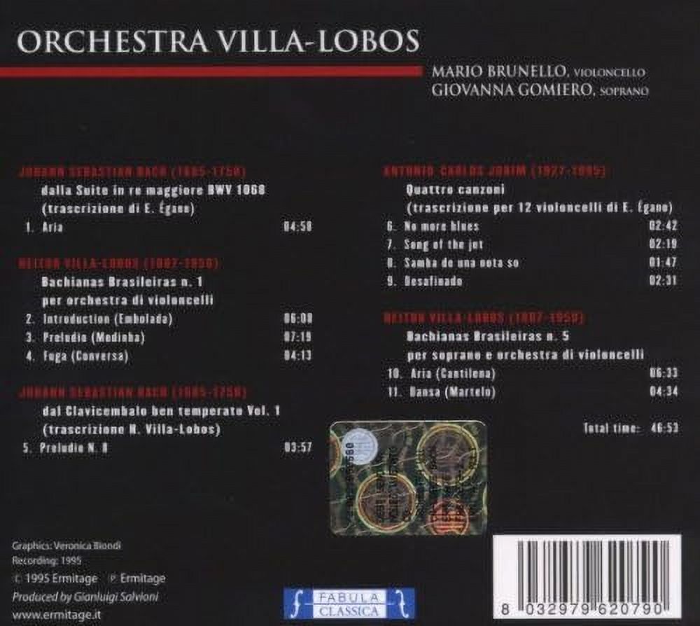 VARIOUS ARTISTS Orchestra Villa-Lobos Cello Ensemble Jobim, Bach (CD)