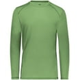 thumbnail image 2 of Augusta Sportswear B25734544 Super Soft-Spun Polyester Long Sleeve T-Shirt, Celery - Medium, 2 of 5