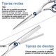 thumbnail image 3 of Tijeras Para Cortar Cabello De Barbero Profesionales 11 Pza Color Negro  Oro, 3 of 8