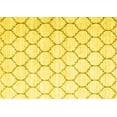 thumbnail image 1 of Ahgly Company Indoor Rectangle Abstract Yellow Contemporary Area Rugs, 8' x 12', 1 of 4