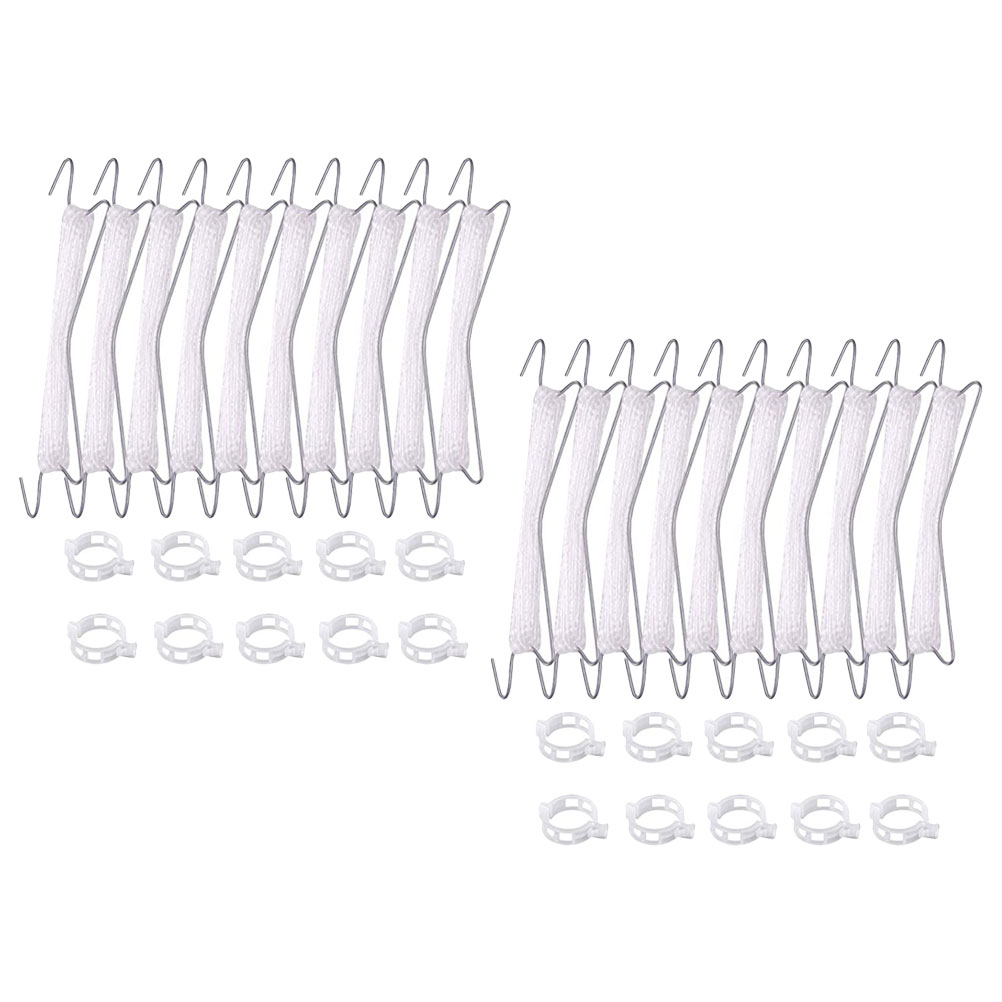 ELAYARD 2 Sets White Trellis Hooks for Tomato Plant Support, Garden and Greenhouse Climbing Plant Accessories