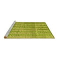 thumbnail image 2 of Ahgly Company Machine Washable Indoor Rectangle Abstract Yellow Modern Area Rugs, 8' x 12', 2 of 4