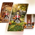 thumbnail image 6 of Dmlowu Fall Harvest Porch Goose Outfits, 23in Removable Skirt & Hat Goose Outfits Set, Orange Fall Decorations for Home Yard Front Fall Porch Decor, 6 of 8