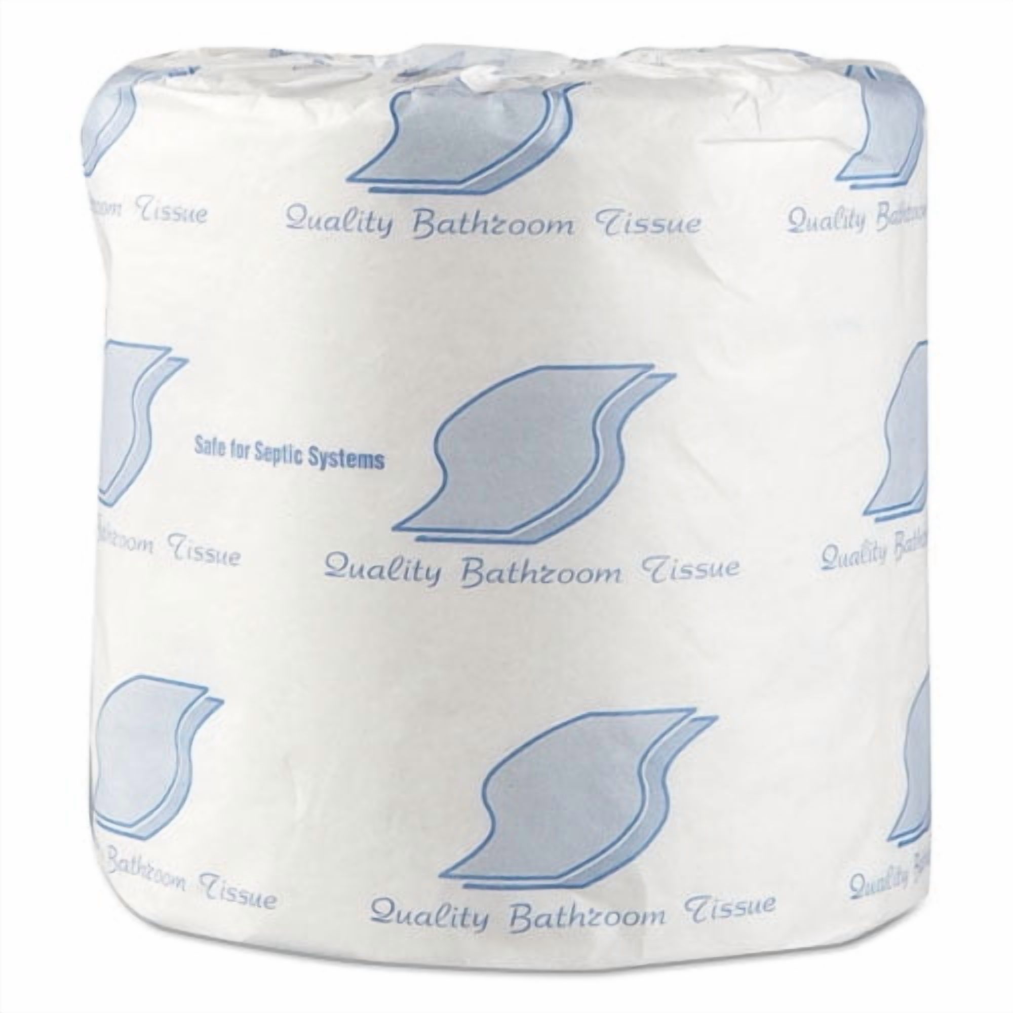 Standard Bath Tissue, Individually Wrapped Rolls, Septic Safe, 1-Ply, White, 1,000 Sheets/Roll, 96 R | Bundle of 2