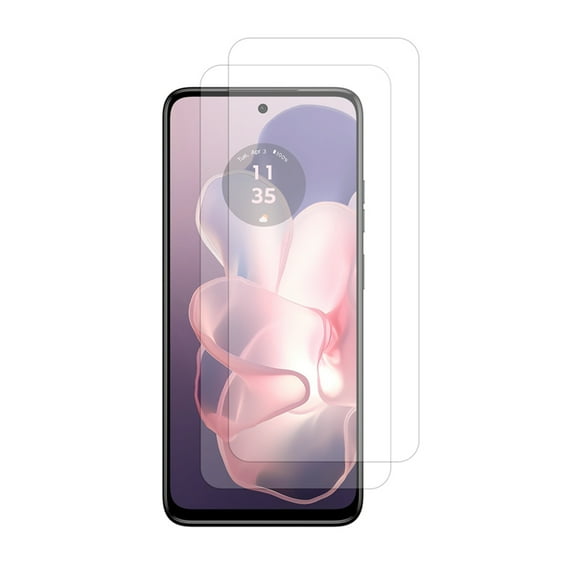 PAPAUTOP [2 Pcs] HD Clear Anti-Scratch Easy Installation Tempered Glass Screen Protector for Motorola Moto G Power 5G 2024