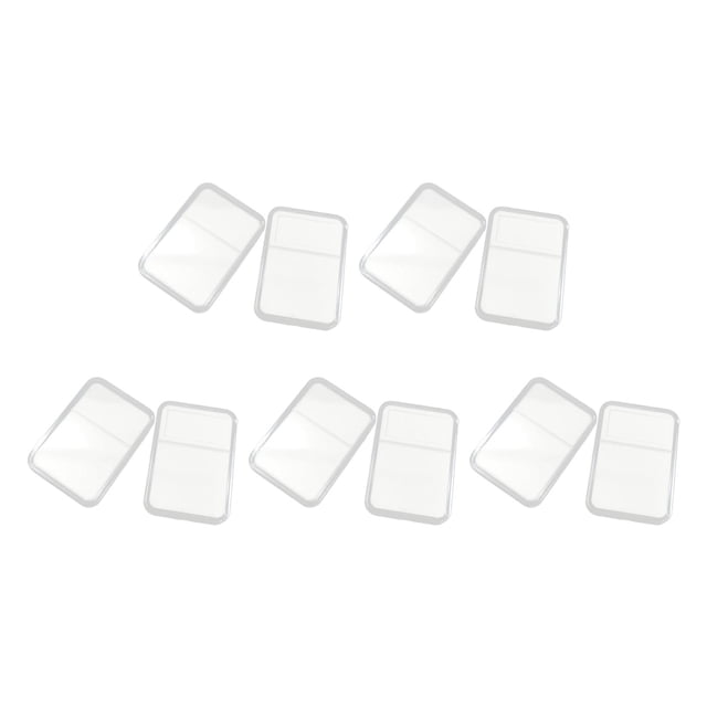 10 Uds. Monederos transparentes para monedas, estuche de almacenamiento para álbumes de monedas, soporte para billetes, decoración del hogar Baoblaze Titular de almacenamiento