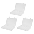 thumbnail image 1 of 3X 24 Compartimentos Caja de Plástico Caja Joyería Perla Almacenamiento Contenedor Artesanal Organizador, 1 of 5