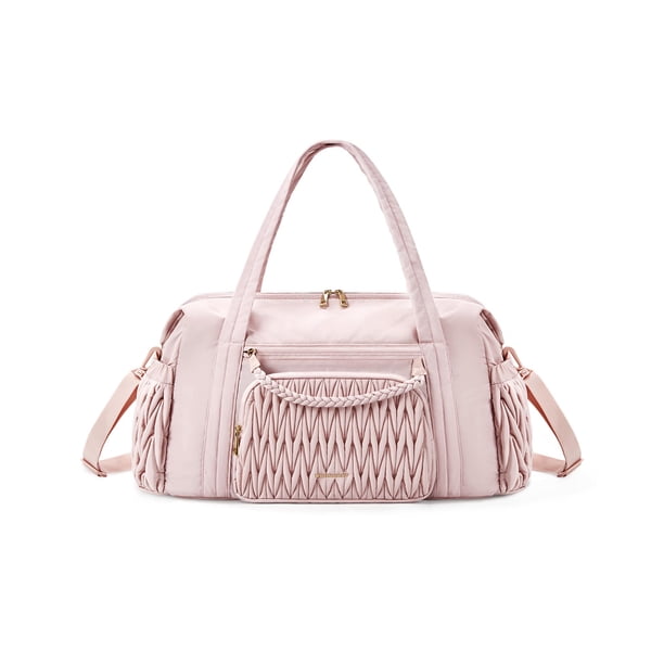 Bolsa de viaje acolchada BAGSMART para mujer Weekender Pink 47L