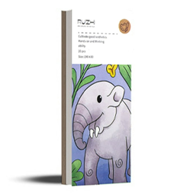 Easy Watercolor Book for Kids Educational Painting Book Bookmark for Boys  and Girls Painting Books 