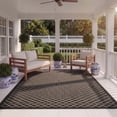thumbnail image 5 of Safavieh Courtyard Hilbert Geometric Indoor/Outdoor Area Rug, Black/Beige, 5'3" x 7'7", 5 of 16