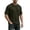 Army Green, variant on ZHOGXU Summer Slim Fit Knit Short Sleeve O Neck Men's T Shirts With Solid Color And Loose Athletic Style Comfortable Everyday Wear