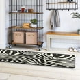 thumbnail image 7 of Ryvnso Zebra Black Print Hallway Runner Rugs Floor Carpet Non Slip Entryway Mat 2' x 6', 7 of 7