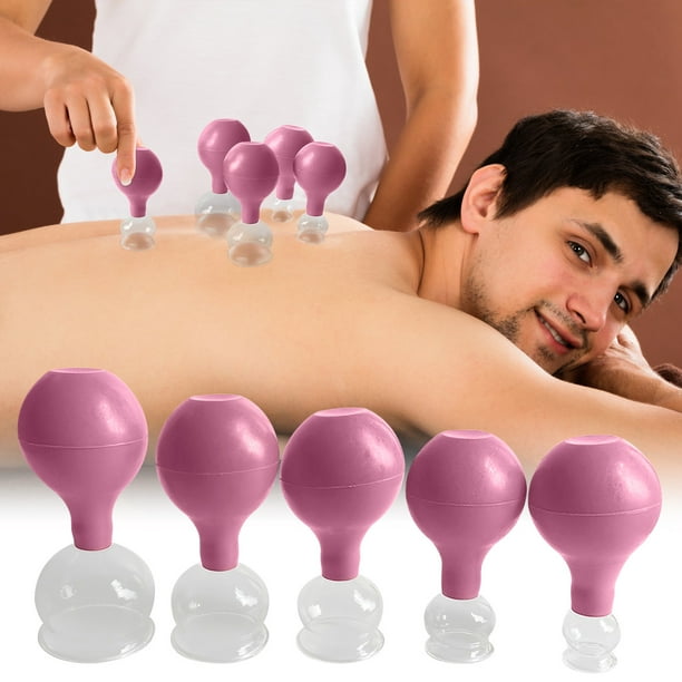 Fiudx Ventosas de Vidrio Talladas a Mano, Ventosa Fuerte, Raspador de  Fascia, Alivio de La Tensión de La Celulitis, Ideal para Masajes  Corporales,