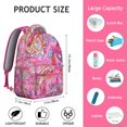 thumbnail image 6 of Abstract Paisley Pattern Backpack – Ideal Paisley Gift for Students, Durable Bookbag for High School, Ergonomic Laptop Backpack for All-Day Wear, 6 of 6
