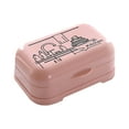 thumbnail image 1 of Ohufall Factory Direct European Printing Soap Box Bathroom Household With Lid Connected Draining Soap Container Soap Holder Soap Dish, 1 of 6