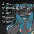 thumbnail image 4 of Boy's Pokemon Lucario Type: Fighting-Steel Graphic Tee Black Medium, 4 of 10