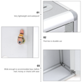 thumbnail image 4 of SHISUYAN STOBOK Small Suggestion Box Mailbox With Lock Wall Hanging Complaint Suggestion Box Aluminium Alloy Box, 4 of 9