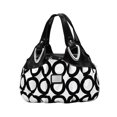 thumbnail image 1 of Printed Tote Bag Flower Pattern Multi Pockets Large Capacity Faux Leather Shoulder Bag for Party Gathering Wedding Banquet, 1 of 11