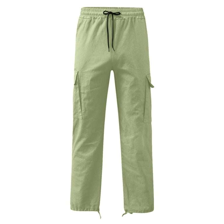 TYPE-2 SLIM CARGO PANTS OLIVE 36インチ Olive Men's Cargo Elastic Bottom Jogger 2 Pockets With