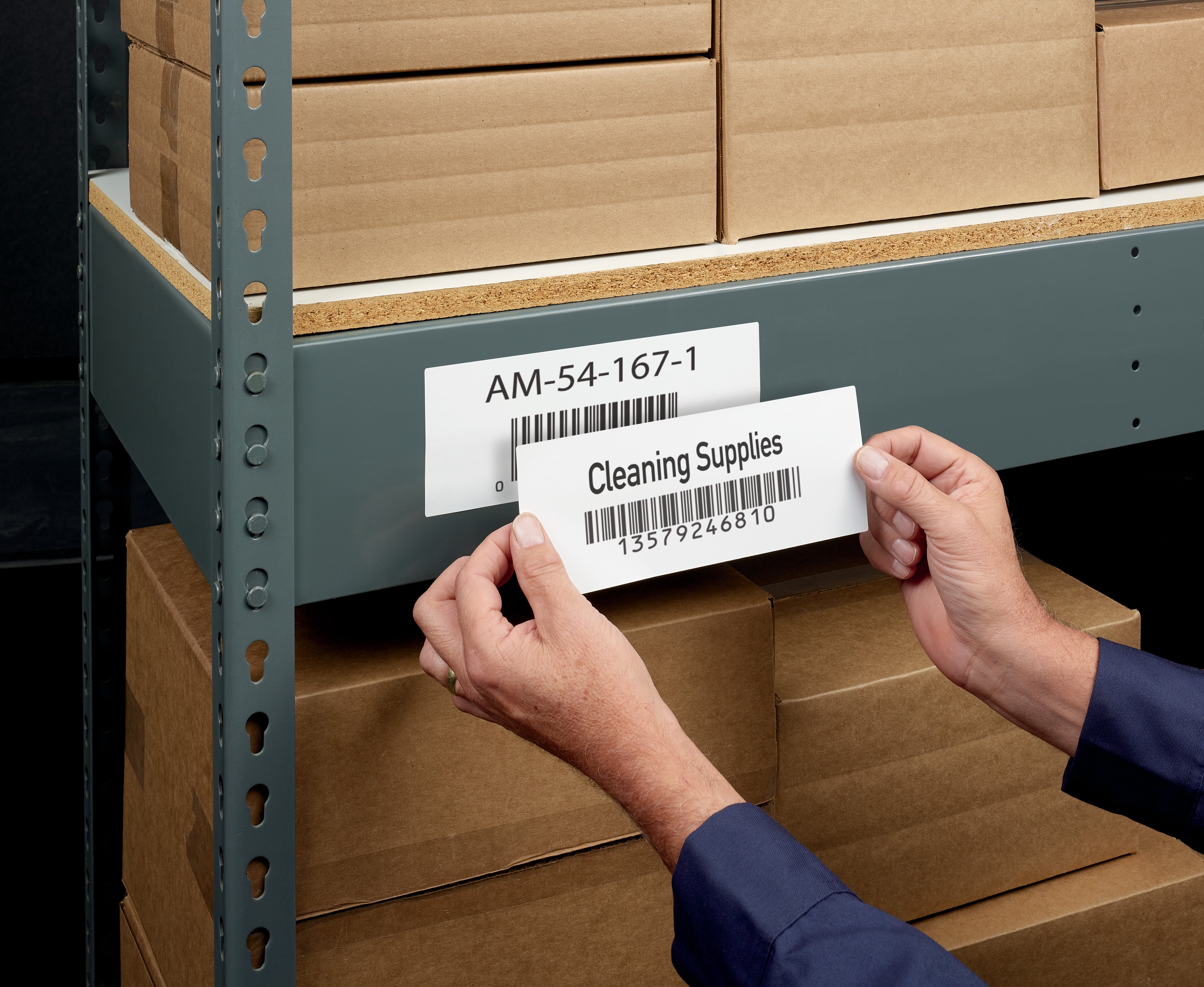 Avery Durable ID Labels, TrueBlock Technology, Permanent Adhesive, 3-1/4" x 8-3/8", 150 Labels (61531)